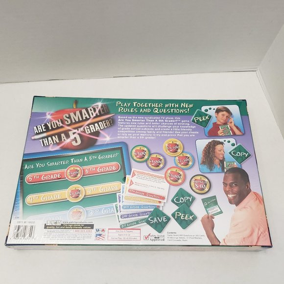 New Sealed Are you smarter than a 5th grader Board game Gift 8+ 2009 - Picture 2 of 14